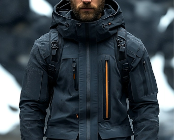 Man in  Winter