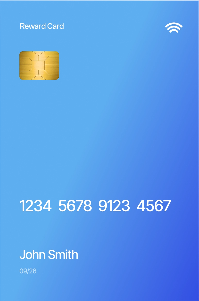 Reward card